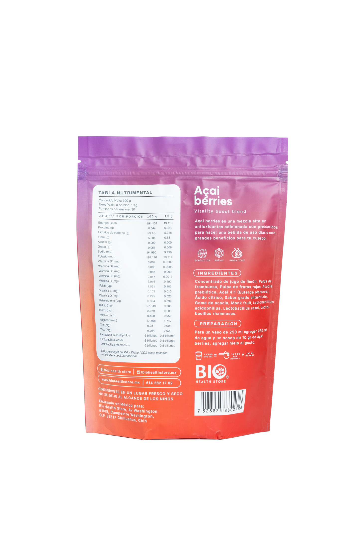 Acai Lemon Berries 300 gr